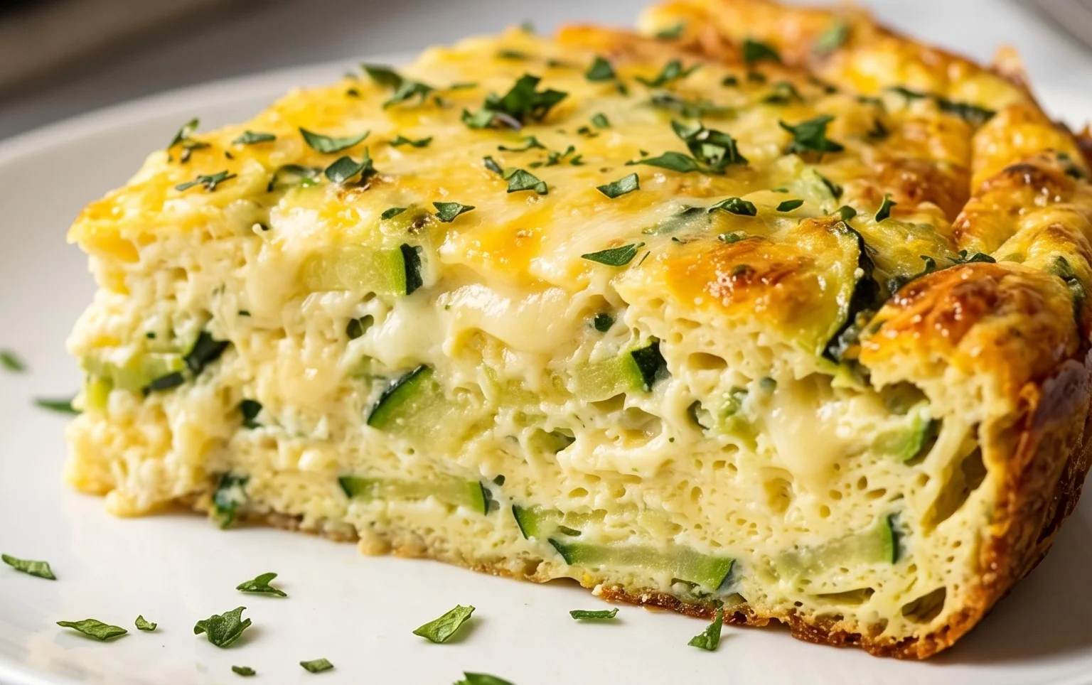 Crustless Zucchini Quiche Recipe