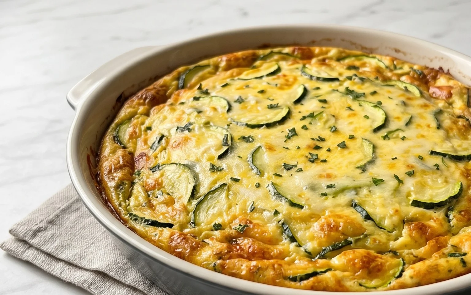 Crustless Zucchini Quiche Recipe