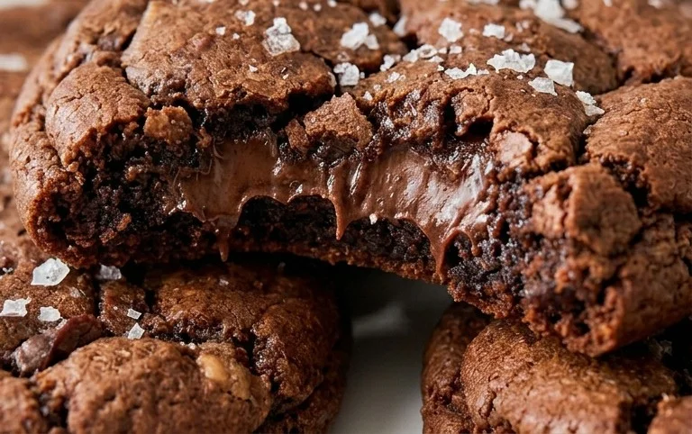 Salted Brownie Cookies
