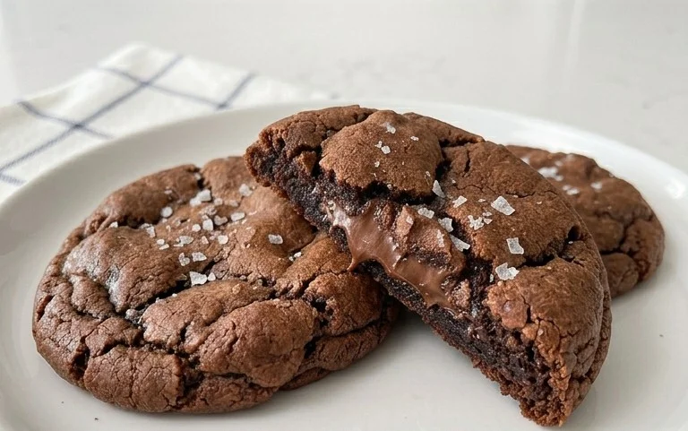 Salted Brownie Cookies