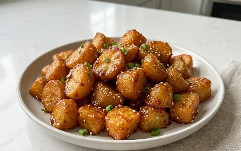 Crispy Honey Chilli Potatoes
