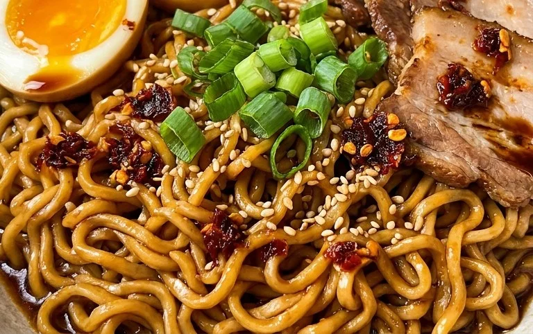 Easy Saucy Ramen Noodles