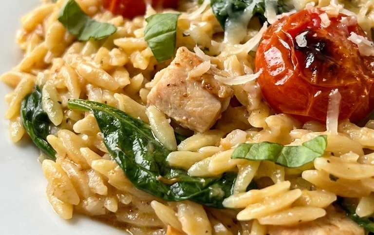 Chicken Orzo (30-Minutes, One-Pan)
