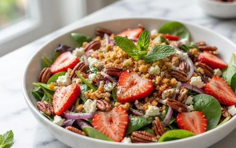 Strawberry Crunch Salad