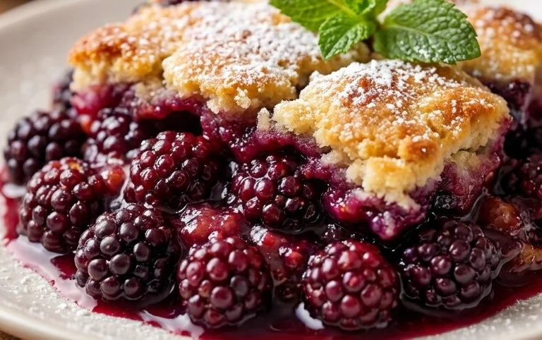 The Pioneer Women's Blackberry Cobbler