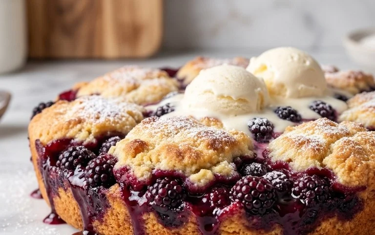The Pioneer Women's Blackberry Cobbler