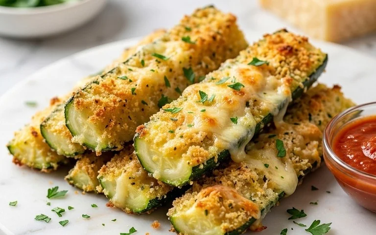 Baked Parmesan Zucchini