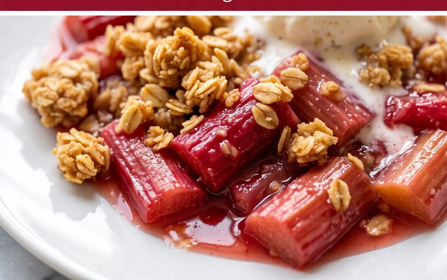 Easy Rhubarb Crisp