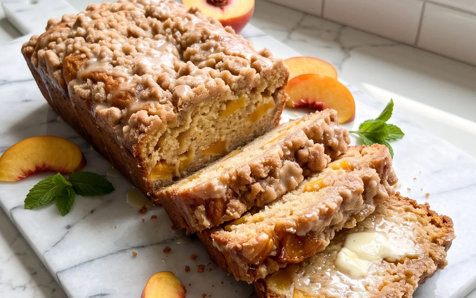 Southern Peach Bread
