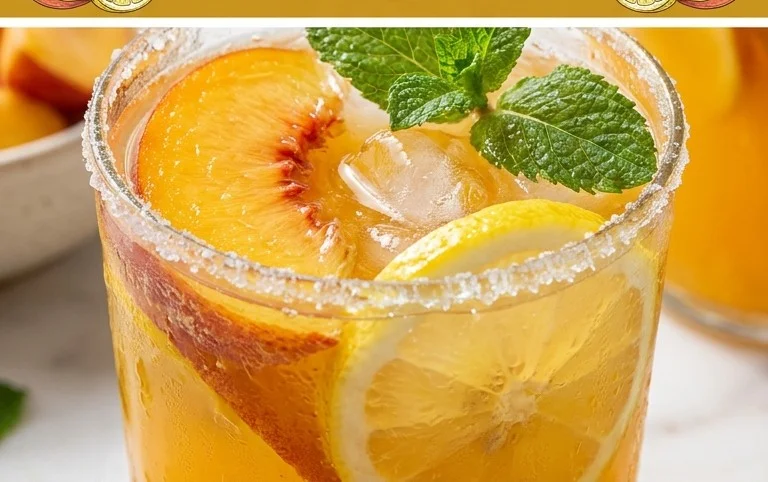 Refreshing Peach Lemonade