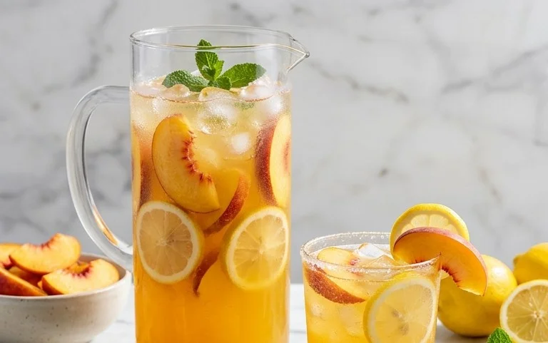 Refreshing Peach Lemonade