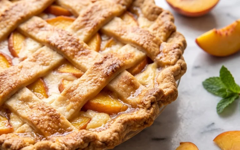 Peaches and Cream Pie