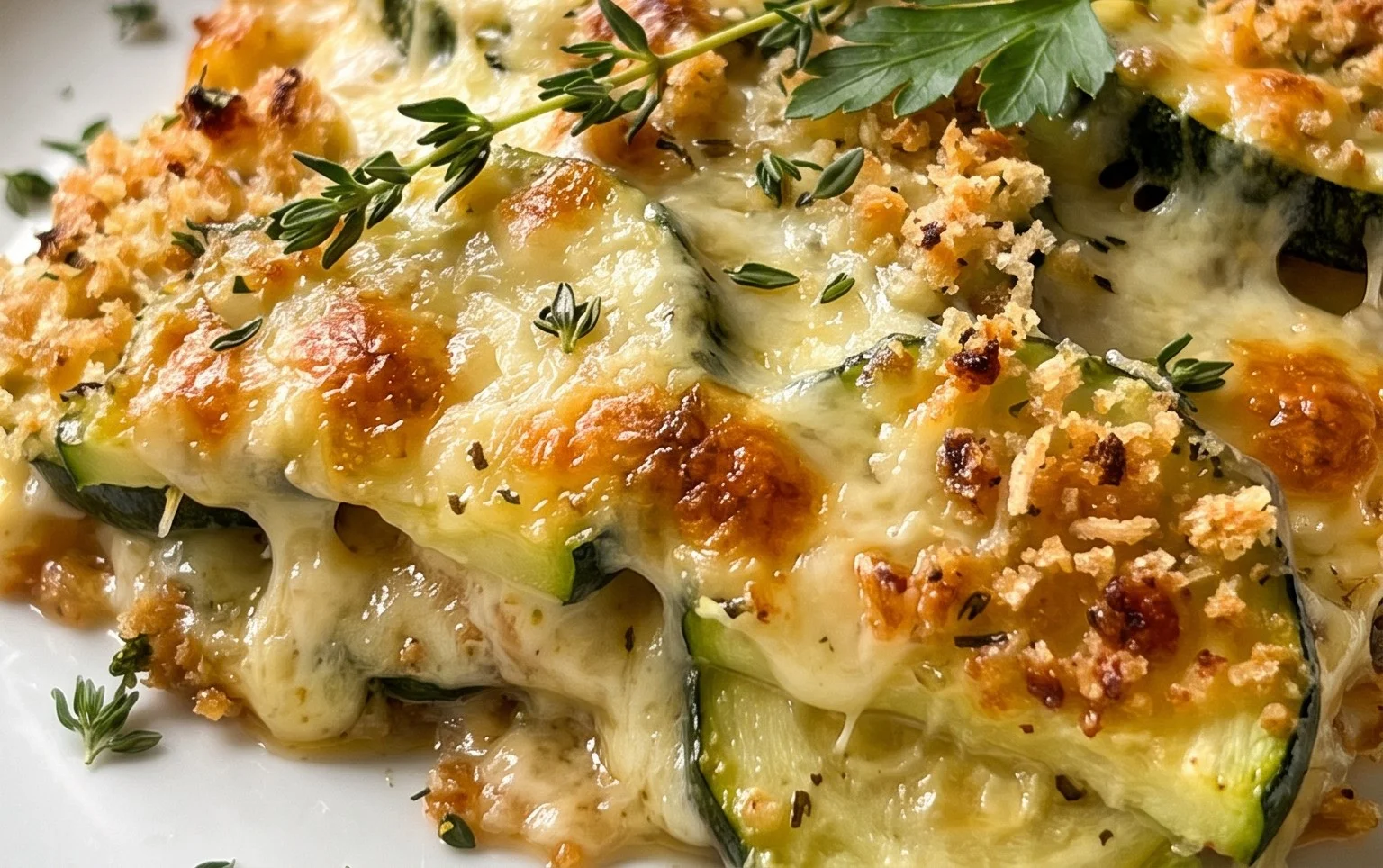 Baked Zucchini and Cheese