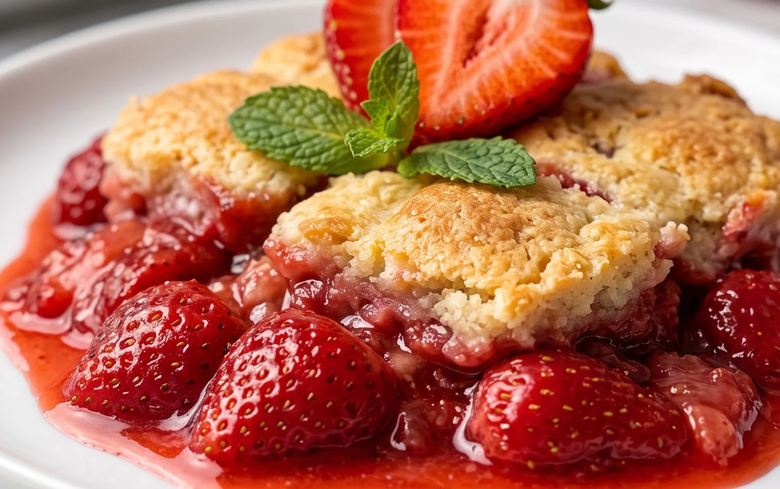 Strawberry Cobbler