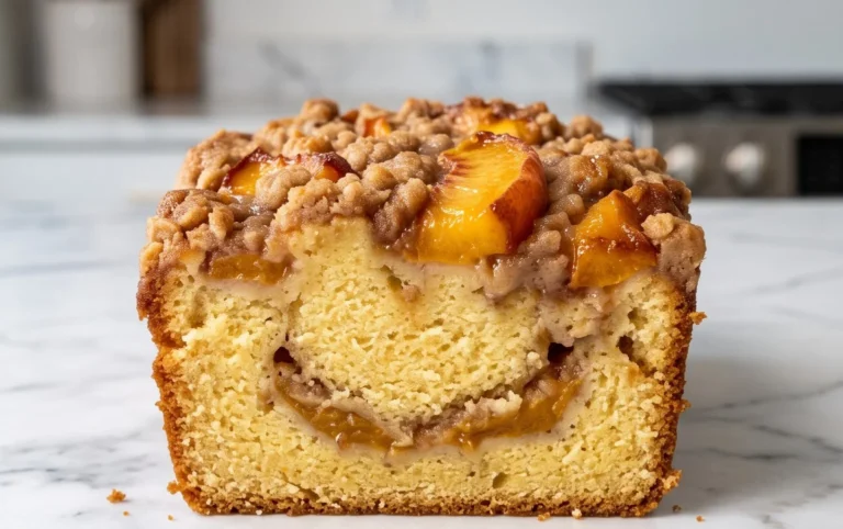 Peach Cobbler Pound Cake