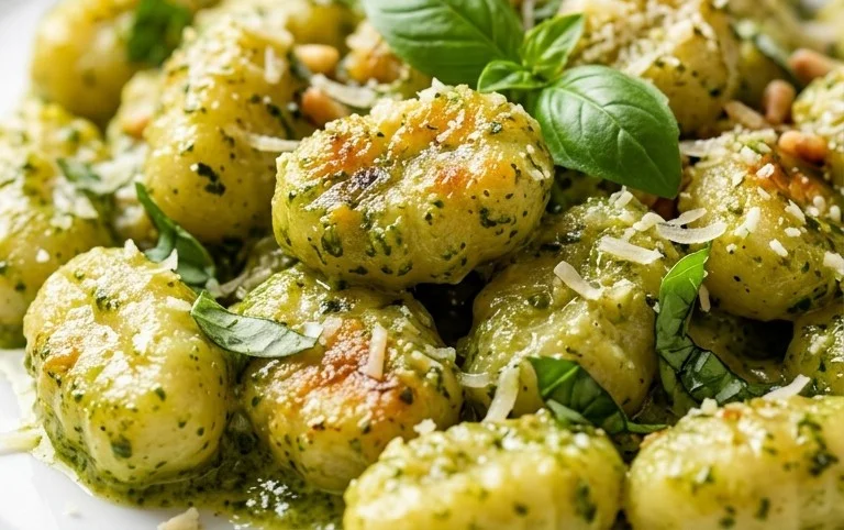 Creamy Pesto Gnocchi