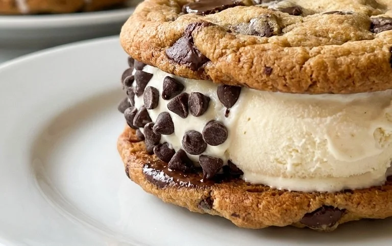 Cookie Ice Cream Sandwiches (Like a Chipwich!)