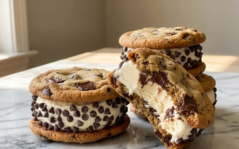 Cookie Ice Cream Sandwiches (Like a Chipwich!)