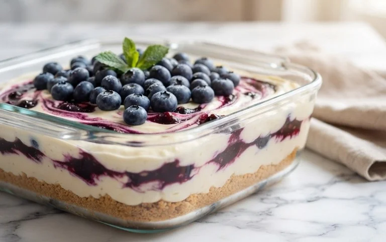 No-Bake Blueberry Yum Yum