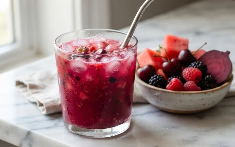 Watermelon Cherry Berry Beet Juice