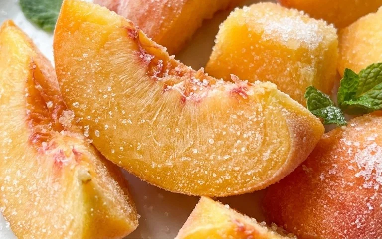 Freezing Peaches, How to Easily Freeze Peaches