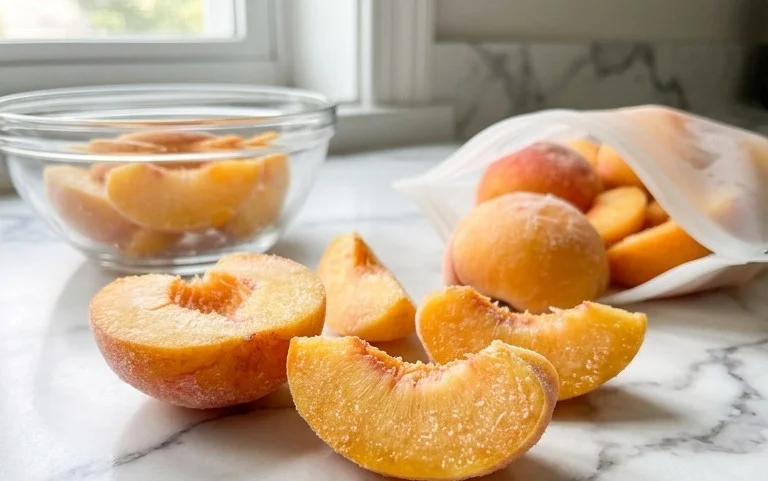 Freezing Peaches, How to Easily Freeze Peaches