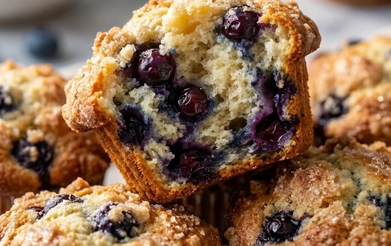 Homemade Blueberry Muffins