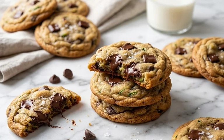 Zucchini Chocolate Chip Cookies