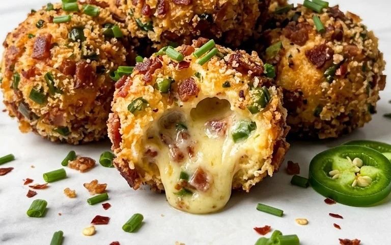 Beef Bacon Jalapeño Popper Cheese Balls