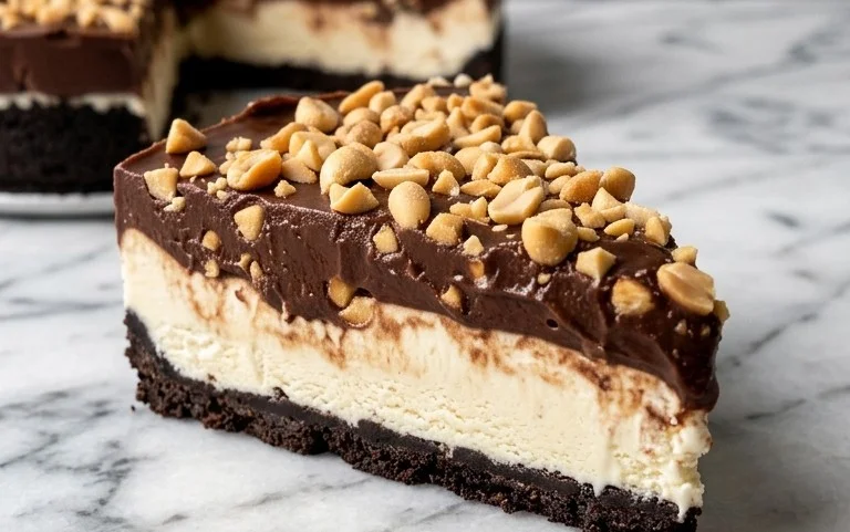 Buster Bar Ice Cream Cake