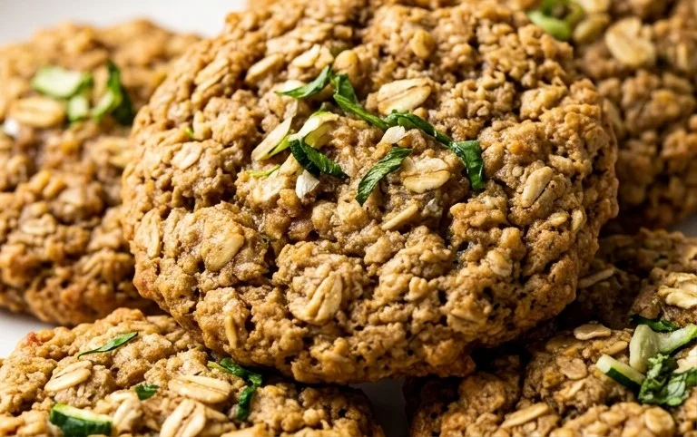 Healthy Zucchini Oatmeal Cookies
