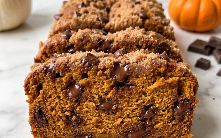Pumpkin Chocolate Chip Bread