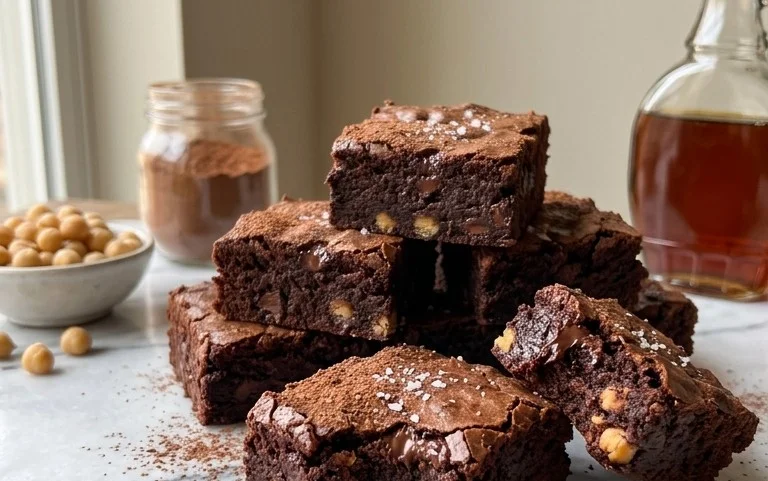 Flourless Chickpea Brownies (Vegan & Gluten Free)