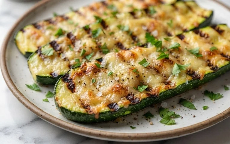 Grilled Zucchini with Parmesan