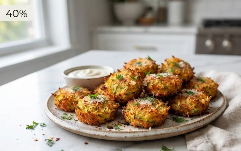 Zucchini Garlic Bites