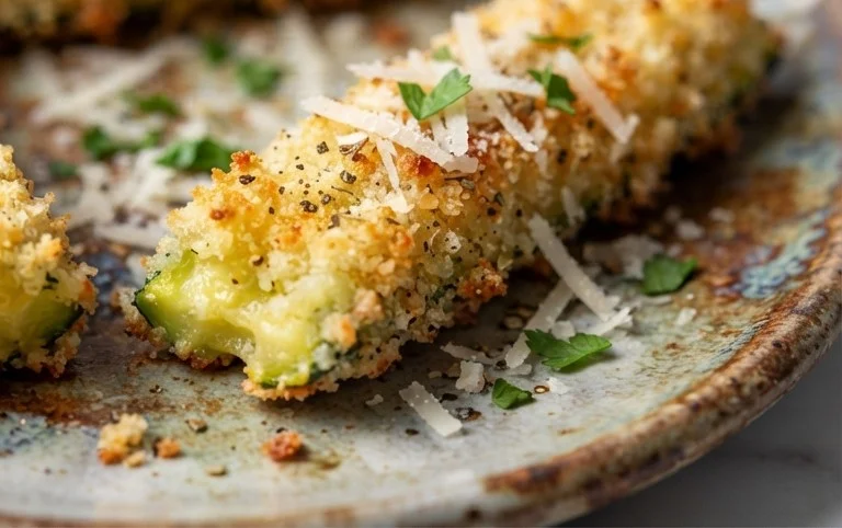 Parmesan Crusted Zucchini Sticks