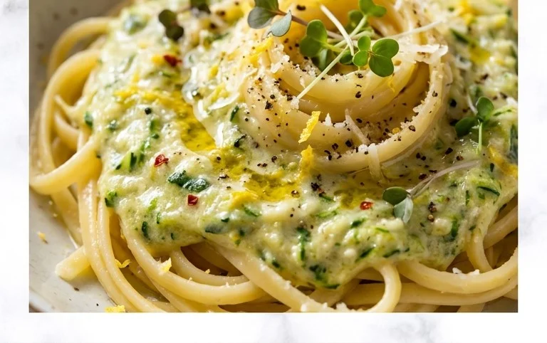 Simple Fresh Zucchini Pasta Sauce