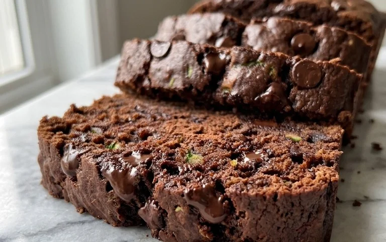 Double Dark Chocolate Zucchini Bread