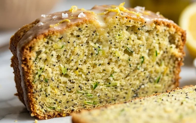 Easy Lemon Poppy Seed Zucchini Bread