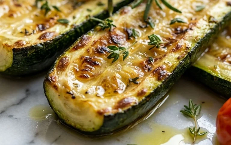 Simple Herb-Infused Roasted Zucchini Recipe