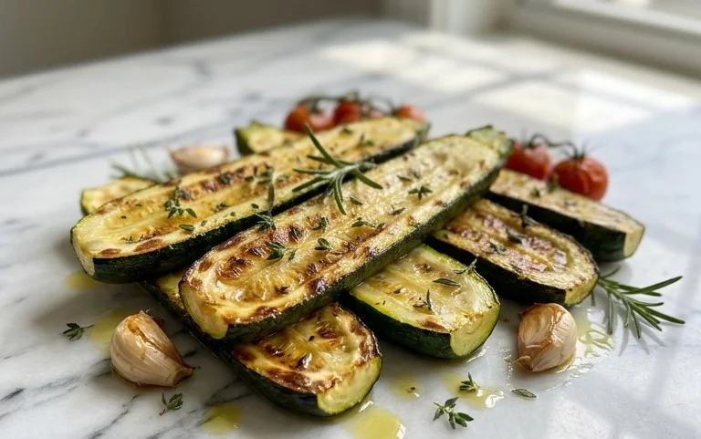 Simple Herb-Infused Roasted Zucchini Recipe